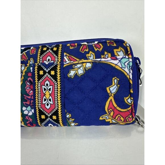 NWT Vera Bradley Romantic Paisley Iconic RFID Accordion Wrislet Wallet - Picture 7 of 10